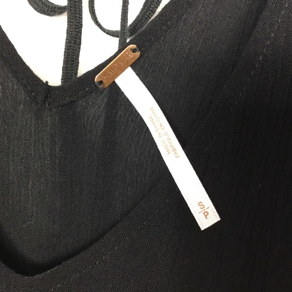 Free People Summer Feeling Black Dress - Picture 7 of 8